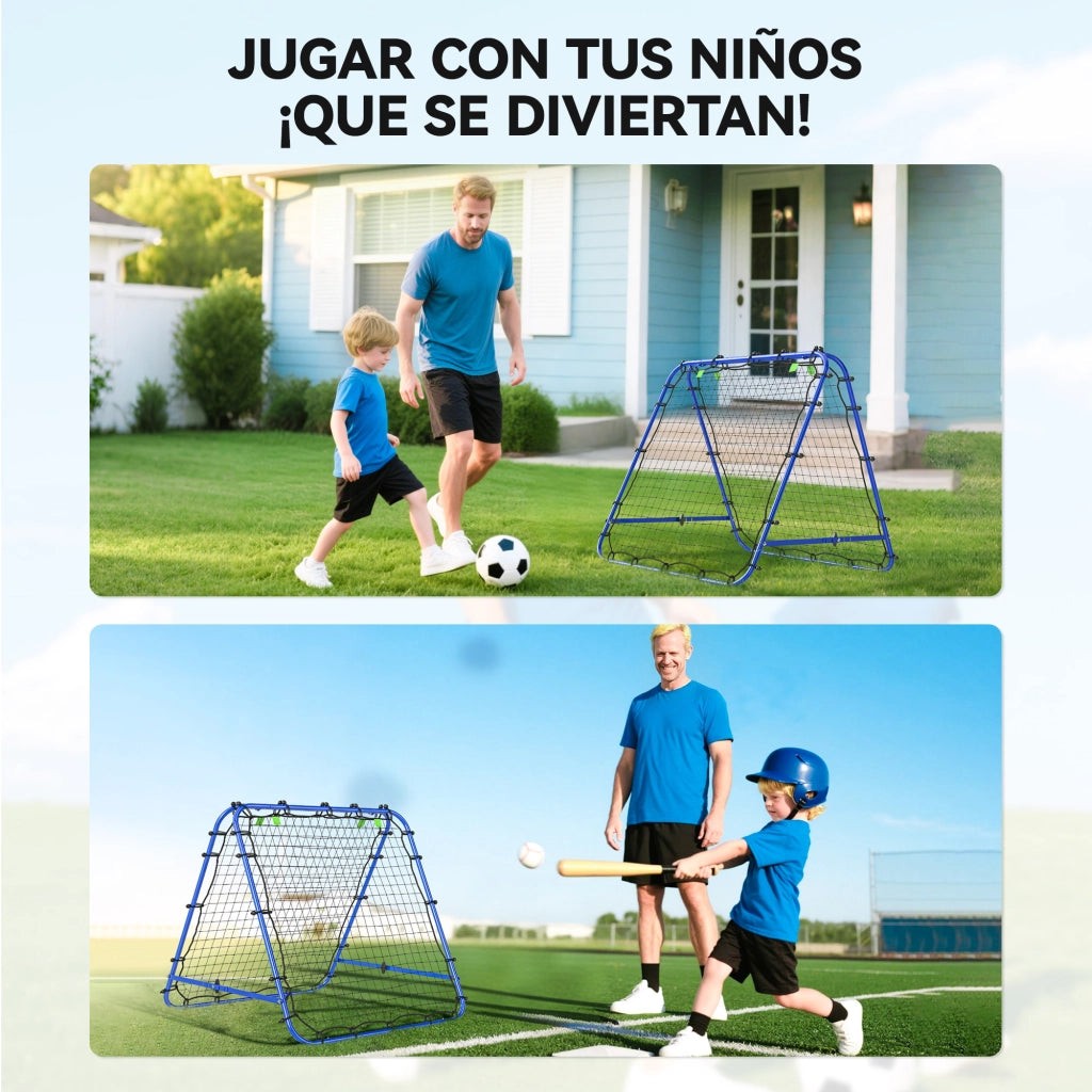 Rete da Allenamento Pieghevole ¨C Minimal ¨C 100x95x90 cm Blu
