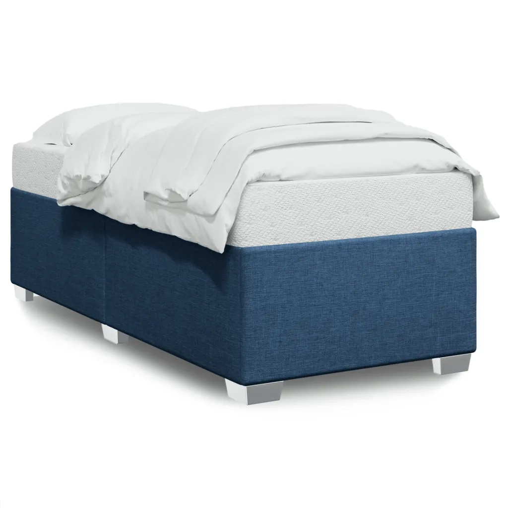 Giroletto senza Materasso Blu 90x200 cm in Tessuto