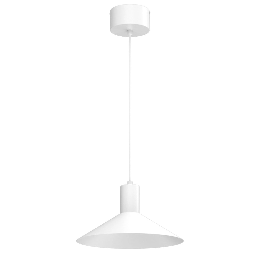 Lampada a sospensione bianca Nox 1xGU10 Ø30 cm Luminex