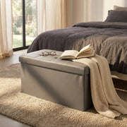 Pouf contenitore in similpelle - HARRIS