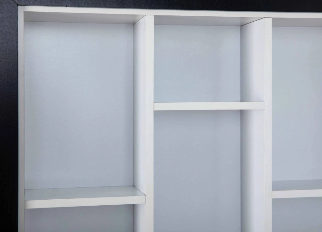 Biblioteca Tripi, Libreria 4 Ripiani, 67x67x14h cm Bianco