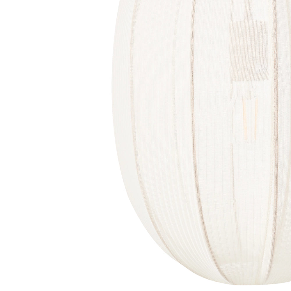 Lampada a sospensione con paralume in nylon bianco Design moderno Luce per il soggiorno