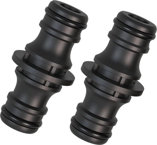 Connettori per tubi da giardino - duraturi e facili da utilizzare - set da 2