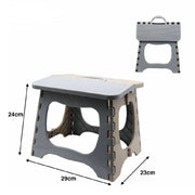 Trade Shop - Sgabello Sedia Plastica Colorato Richiudibile Pieghevole Campeggio 29x24x23cm -