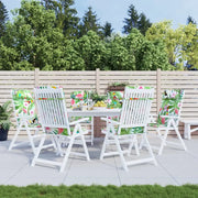Cuscini per Sedia Schienale Alto 6pz Multicolore Tessuto Oxford 361927