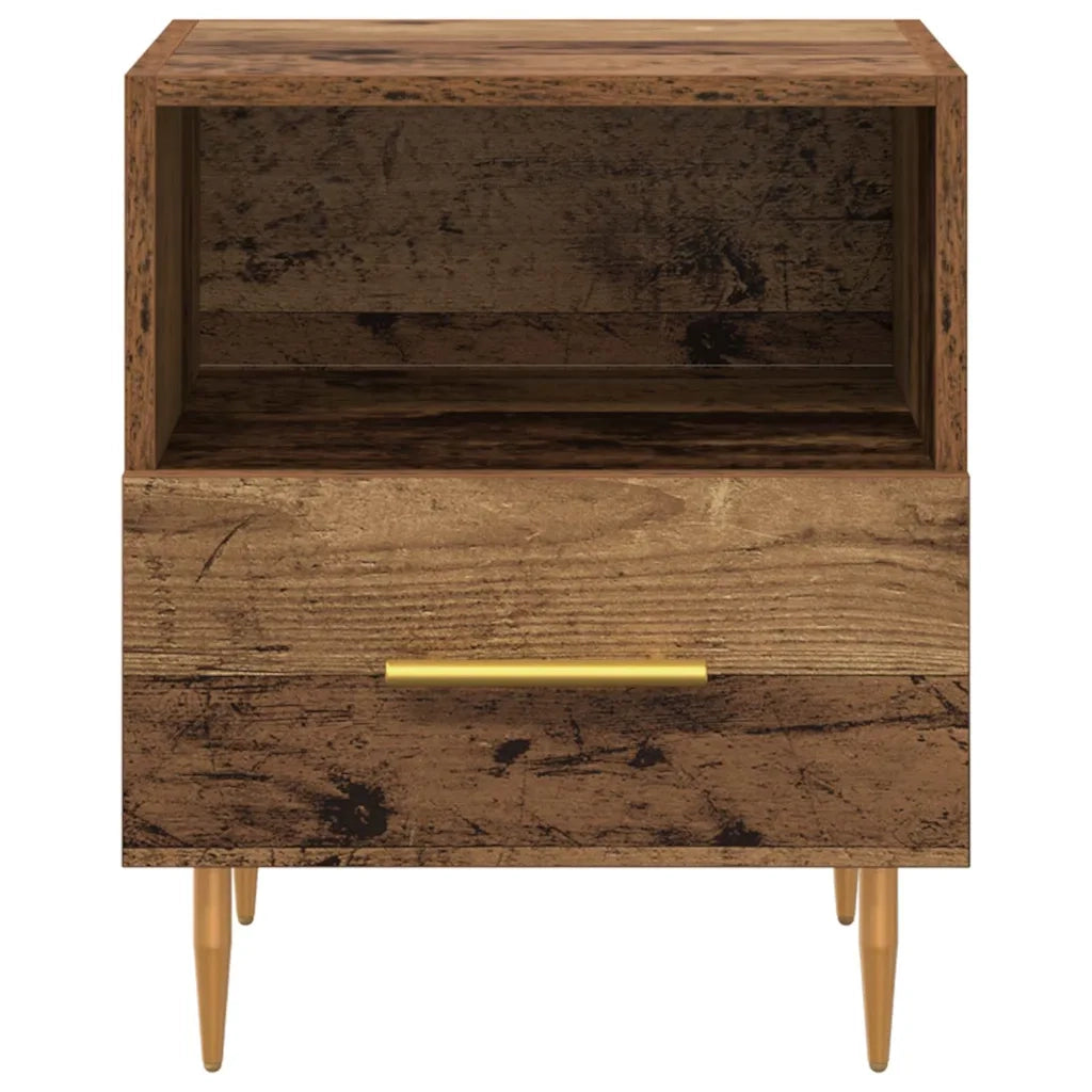 Comodino Marrone 40 x 35 x 47,5 cm Legno multistrato 882076