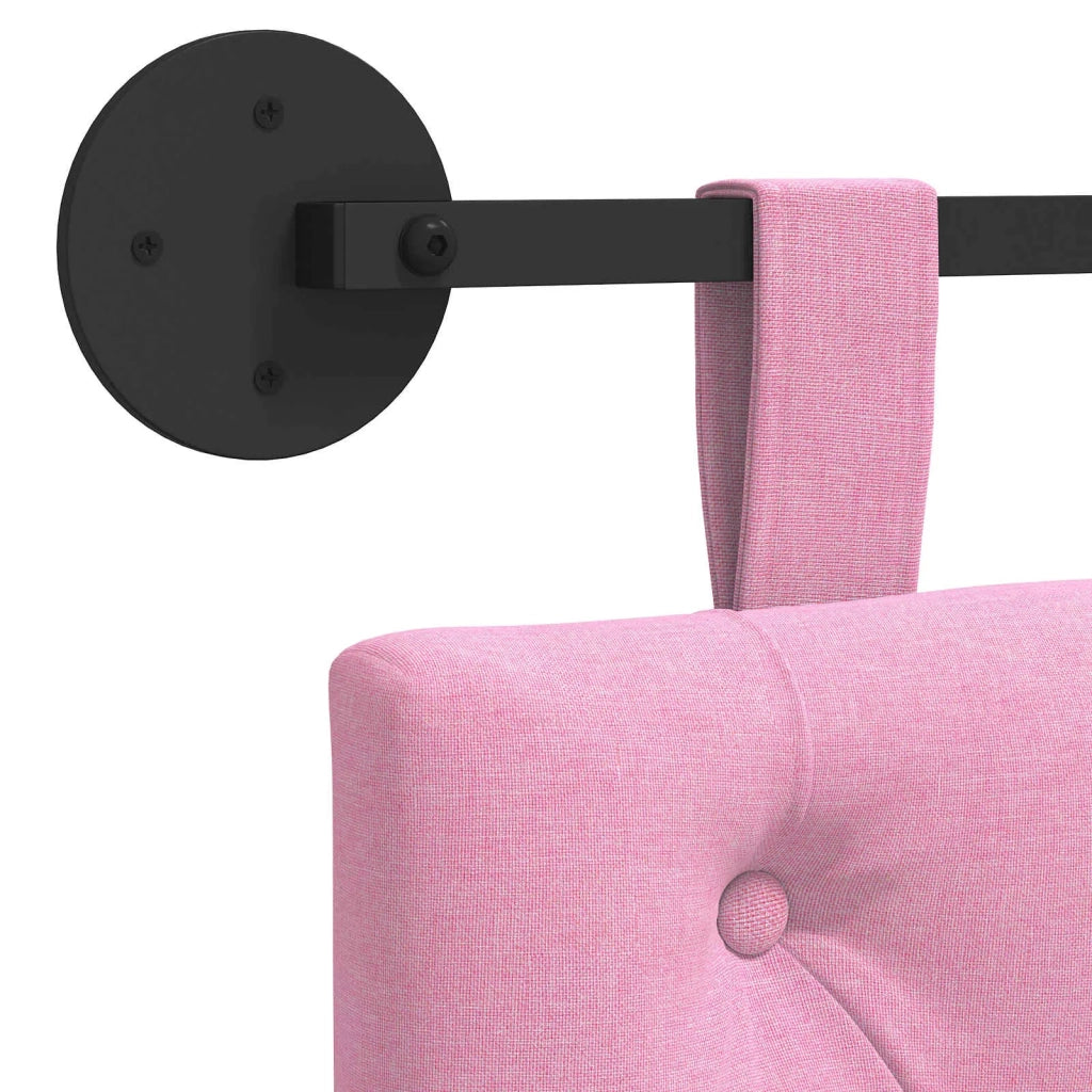 Testiera | Testata sospesa Rosa Tessuto