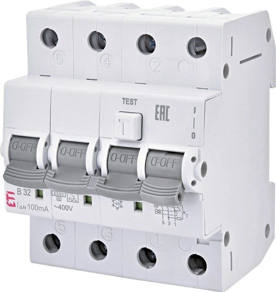 Ardileva 3 poli + neutro 20A C-kar 30mA (431001164)