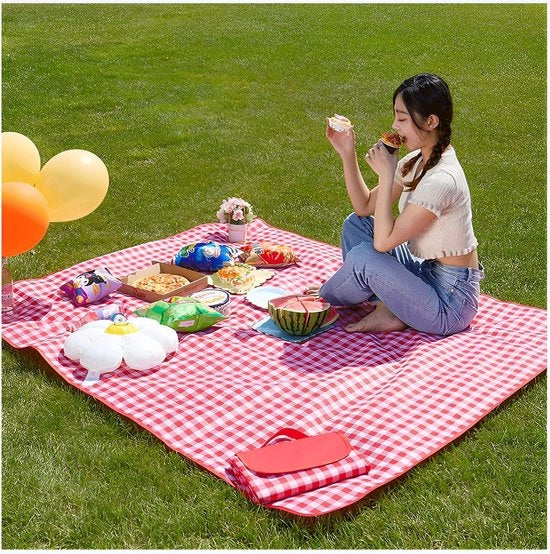 Tenda da picnic - Opvouwabile e impermeabile - 1 pezzo - Rosso - 150 x 200 cm