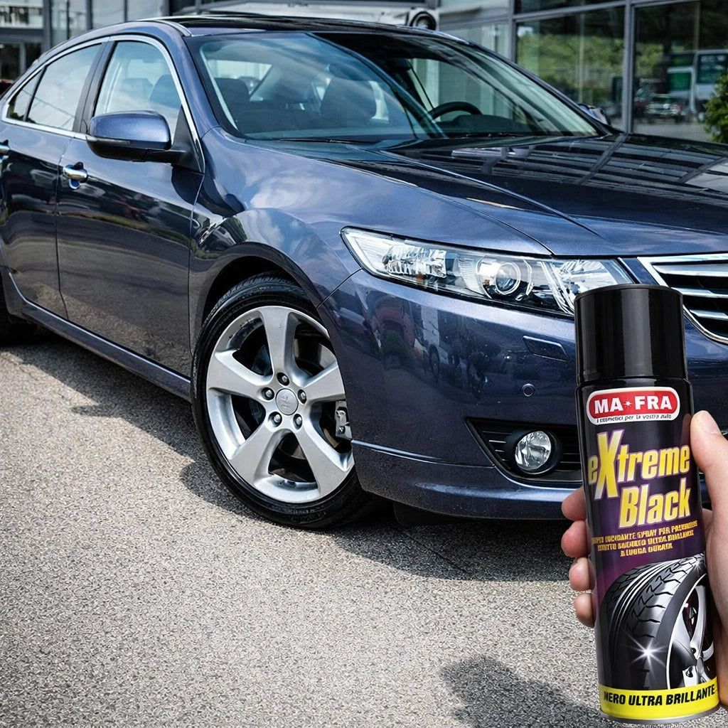 Extreme black nero gomme effetto bagnato lunga durata 500 ml