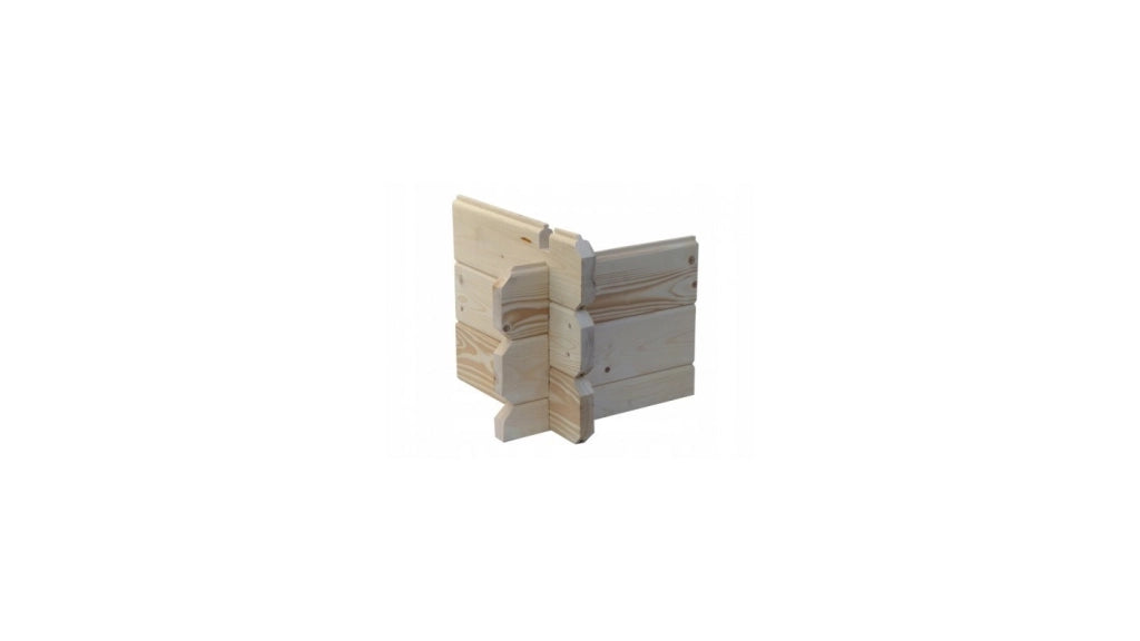 Casetta da giardino in legno - 3.61m2 - 1.9x1.9m - 28mm - colore: naturale - DOM593 - ALTANKA