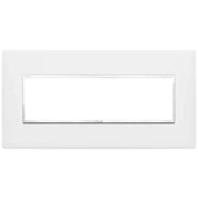 Placca vimar 21657 7 moduli serie eikon evo montaggio orizzontale e verticale *** numero posti 7 moduli, confezione 1