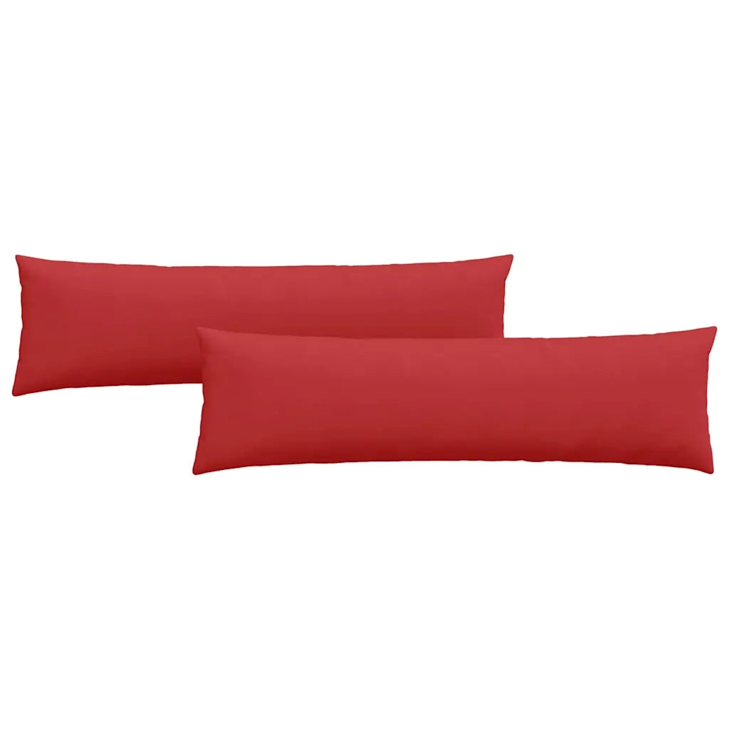 Cuscini da Divano 2 pcs Rosso 145 x 40 cm Tessuto 42013837