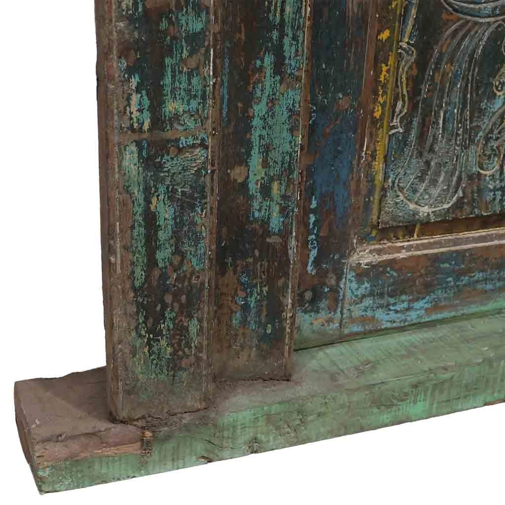 Porta in legno marrone 155x12x211h cm