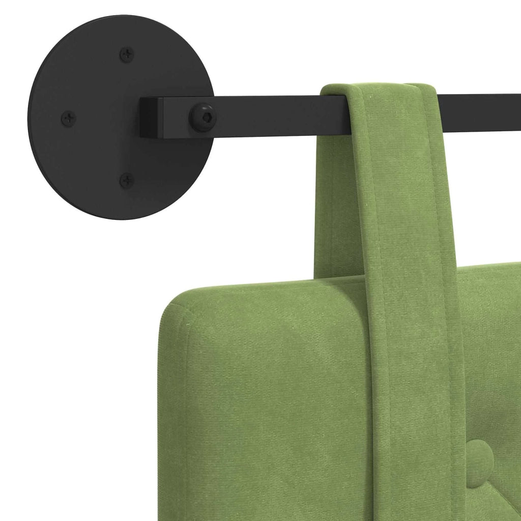 Testiera | Testata sospesa Verde chiaro Velluto