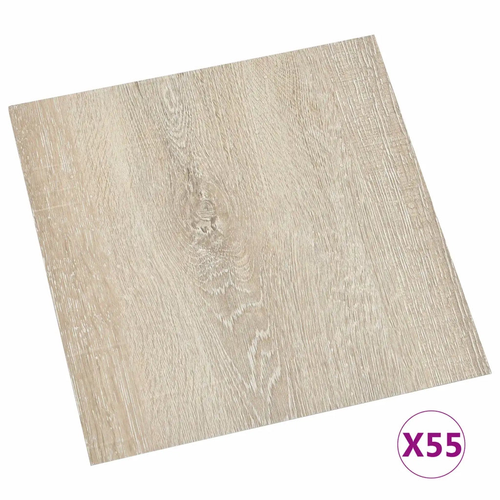 Tavole per Pavimenti 55 pcs Beige 5,11 m² PVC 42046325