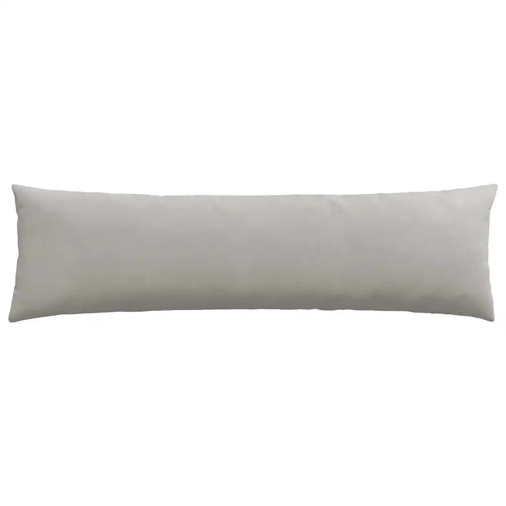 Cuscini da Divano 2 pz-Set di 2 Cuscini per Sofa Grigio chiaro 145 x 40 cm Tessuto 774512