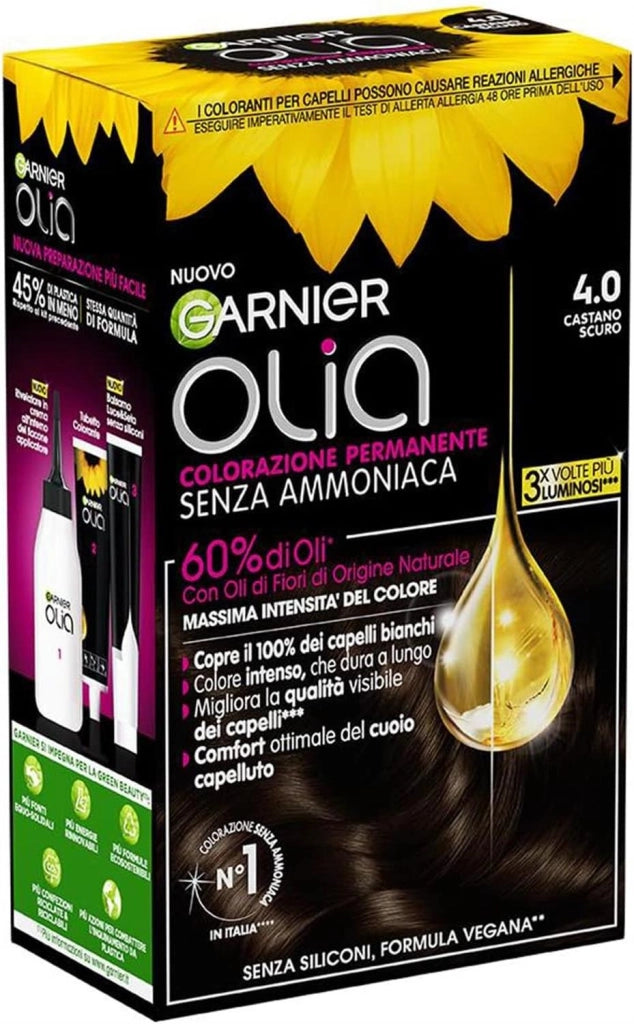 GARNIER OLIA TINTA CAPELLI 4.0 CASTANO SCURO