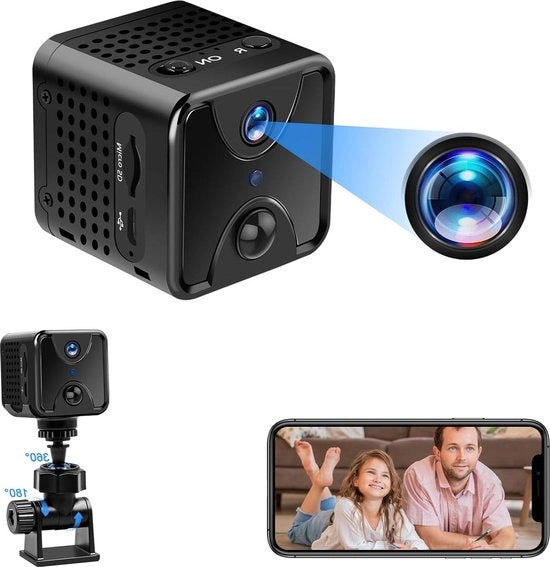Mini-camera con registrazione continua per uso domestico e ufficio