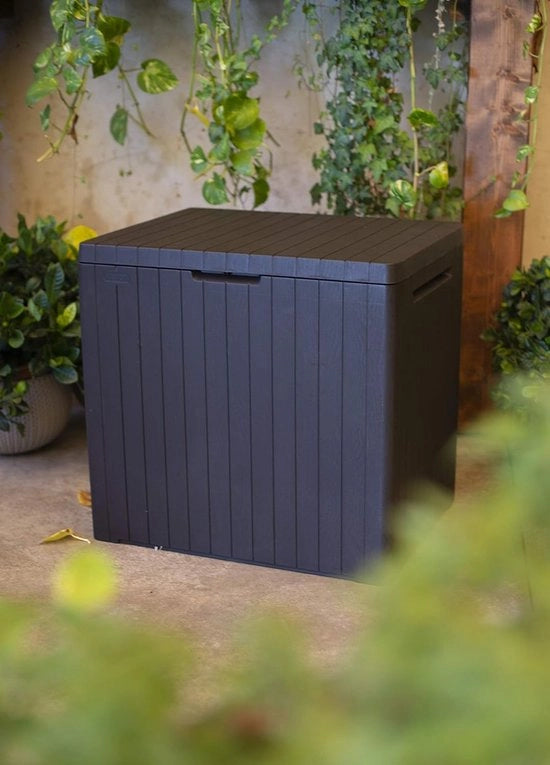 Cassetto di Stoccaggio - 113L - Marrone - Balcone e Piccole Superfici