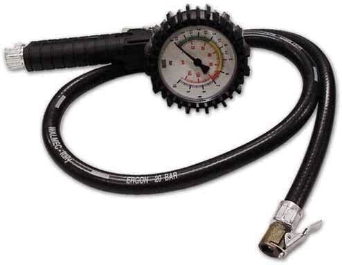 Walmec 50106 PG-S Pistola di Gonfiaggio con Manometro Nylon Leva Doppio Effetto 80 cm 1,0 6,0 bar