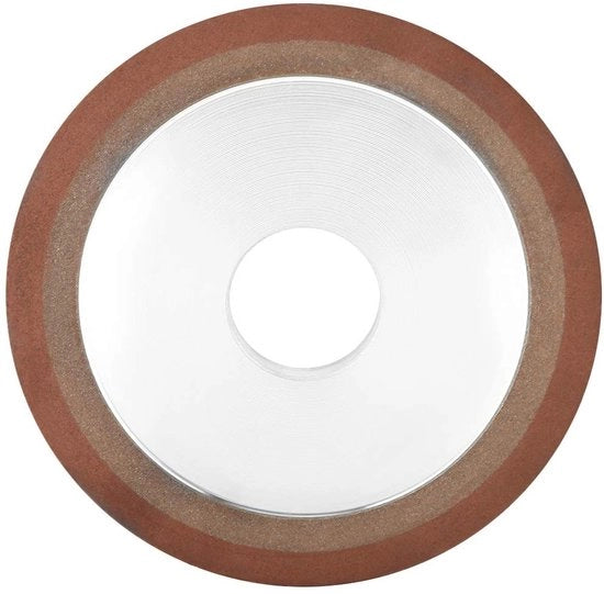 Sfere abrasiva adesiva 125mm - Sfere abrasiva per metalli duri - Dischi abrasivi per acciaio - Adatto per acciaio wolframico - Peso 230g - Azione morbida