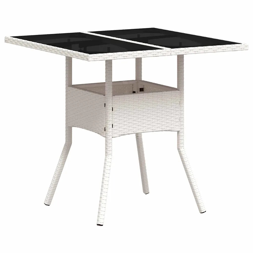 Set da Pranzo per Giardino 3 pcs Grigio chiaro polyrattan 3334933
