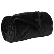 Coperta Nero 130 x 150 cm Panno