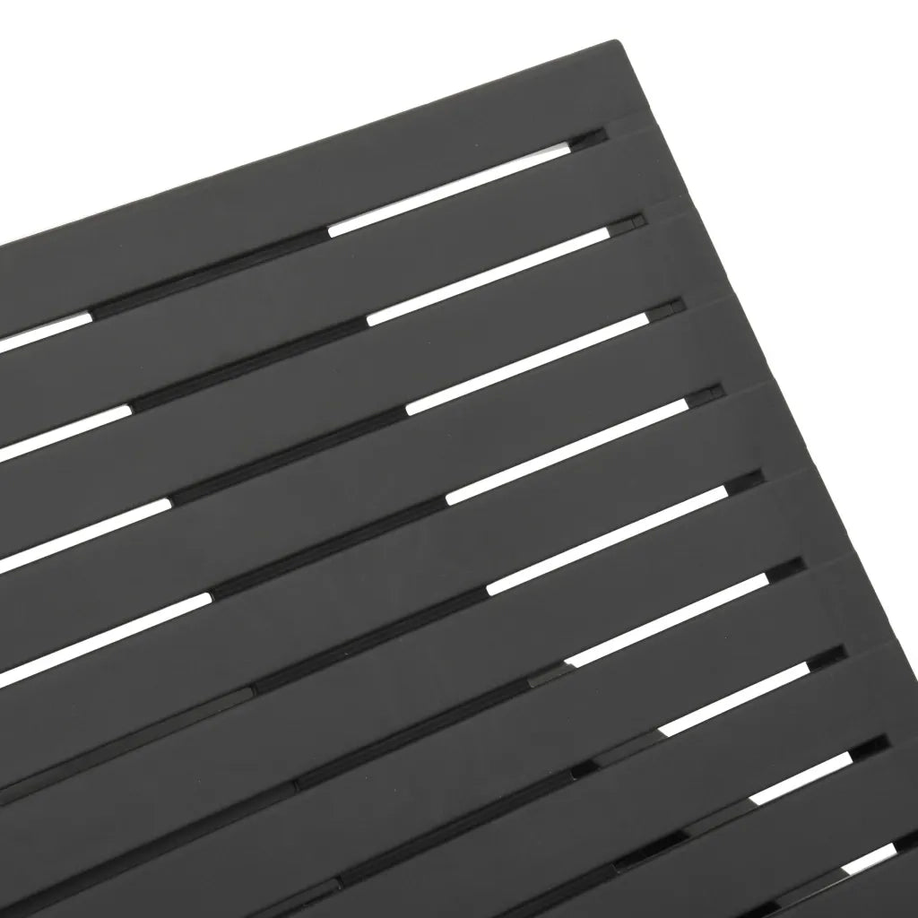 Lettino Prendisole in Plastica Antracite 315827