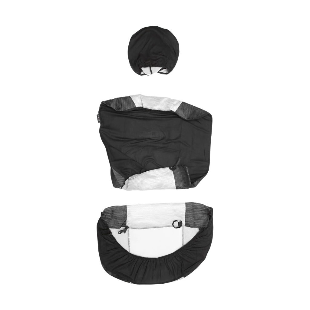Set coprisedili universale nero grigio Breckner Germany