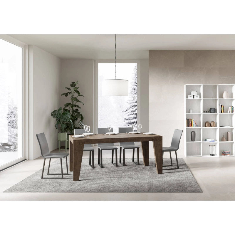 Tavolo allungabile 200/304x90 cm Naxy Premium - Noce