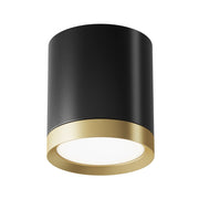 Maytoni Lampada da soffitto Hoop 1 luce GX53 dimmerabile nero alluminio