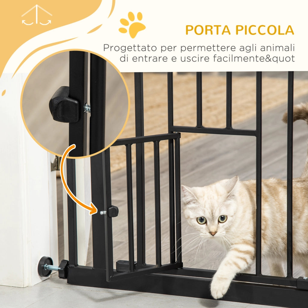 Cancelletto Estensibile per Cani ¨C Minimal ¨C Nero 68x76.2 cm