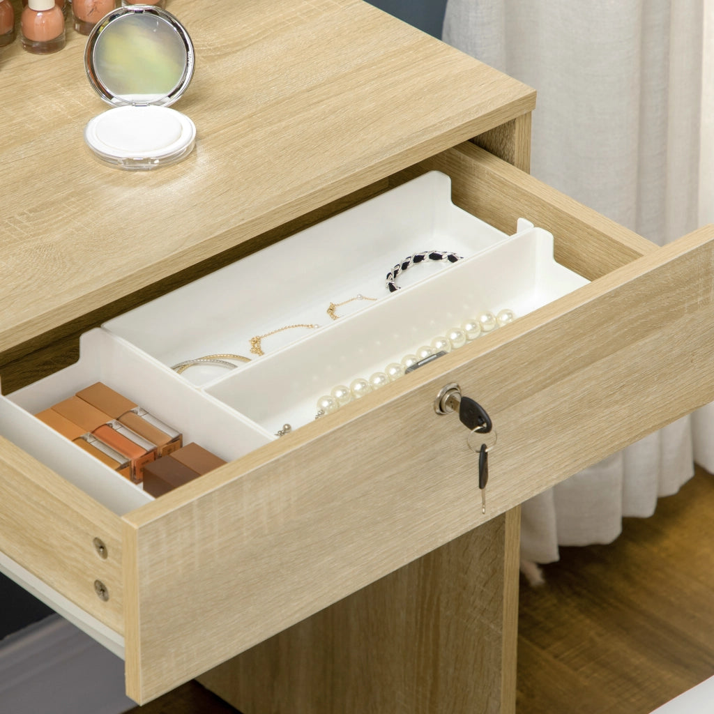Scrivania da trucco con sgabello ¨C Minimal ¨C 80x38x143 cm