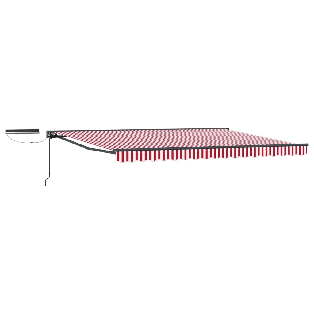 Tettuccio Elettrico Retrattile Rosso, Bianco, Antracite 5 x 3 m 3422120
