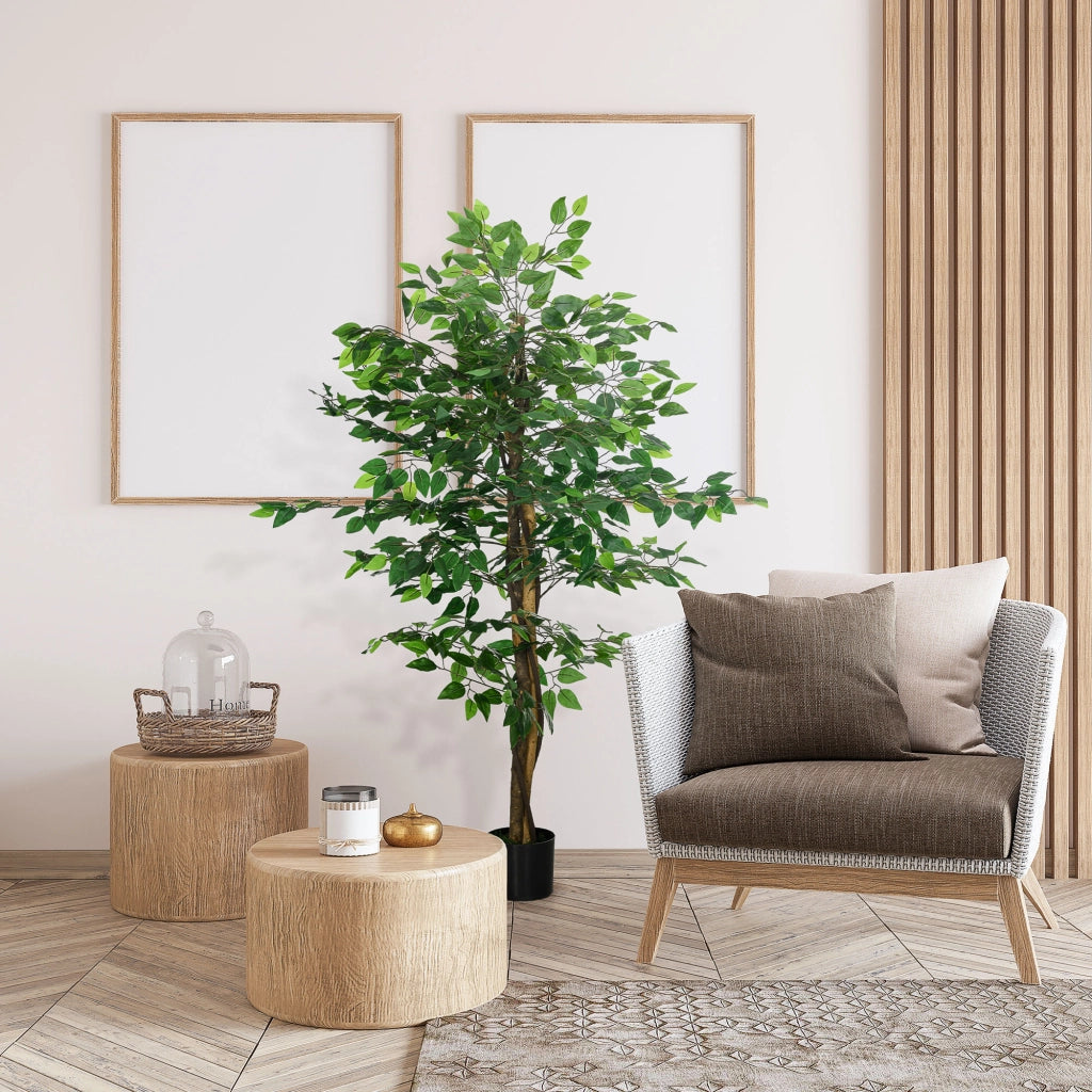 Pianta Artificiale Ficus ¨C Minimal ¨C Verde 150 cm