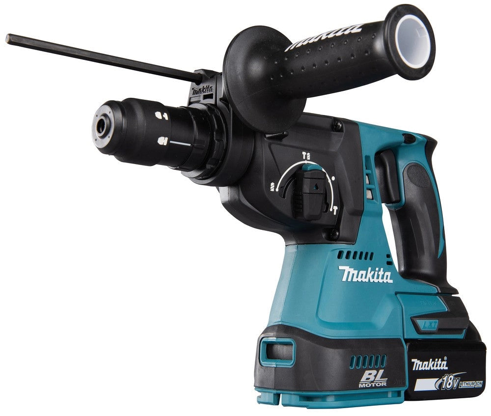 Makita LXT DHR243RTJ – Tassellatore batteria 18V Brushless SDS-Plus completo