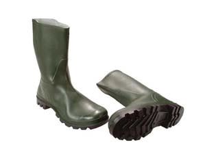 STIVALI IN PVC A TRONCHETTO- - n°36 - 1 paio