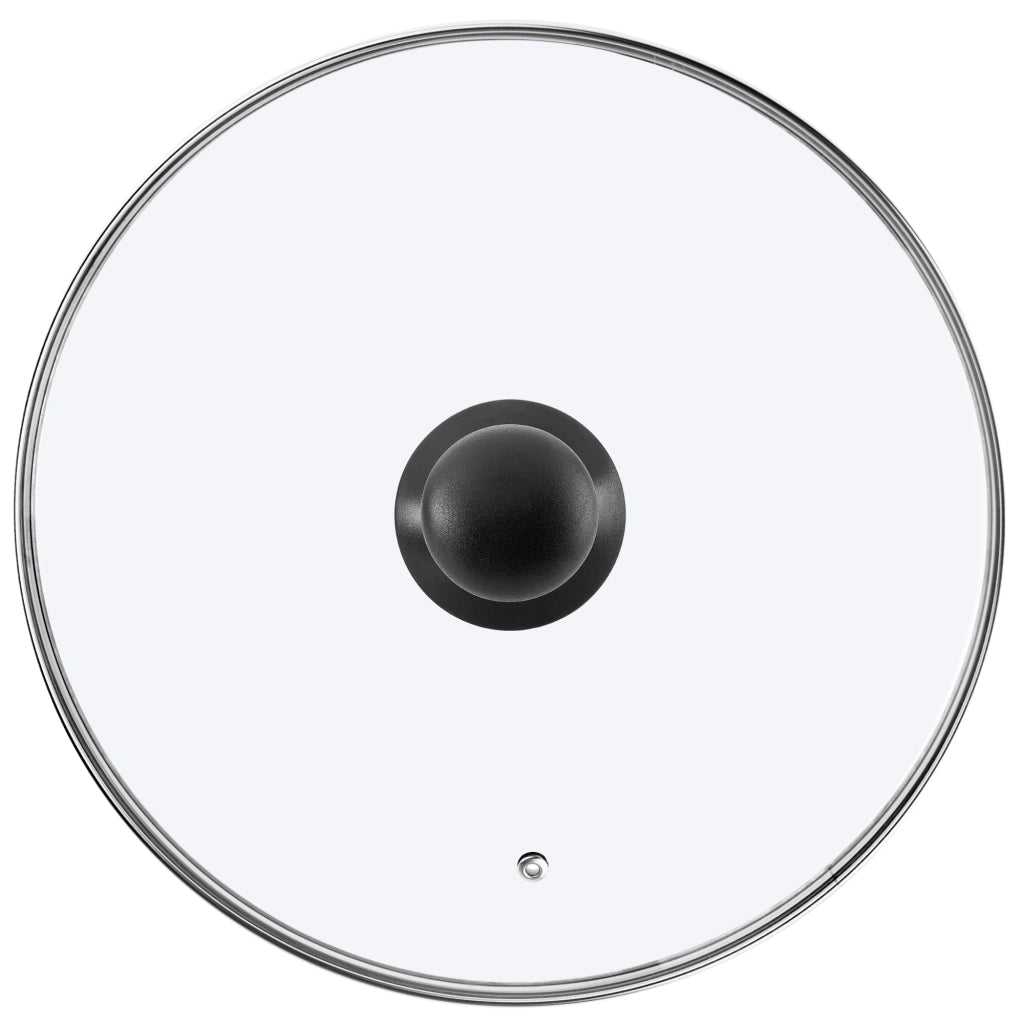 Coperchio in vetro KADAX da 28 cm, universale, resistente al calore, per pentole e padelle.