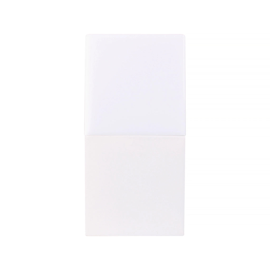 APPLIQUE DA PARETE PER ESTERNO N ALLUMINIO E ACRILICO PER LAMPADINE E27 - DESIGN MODERNO E VERSATILE IDEALE PER INTERNI ED ESTERNI