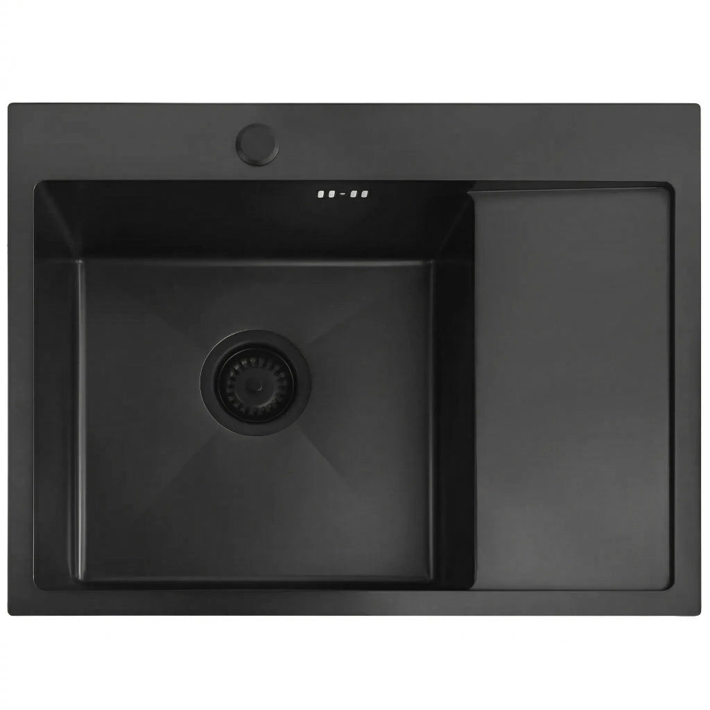 Lavello In Acciaio Fin Black senza rubinetto da cucina