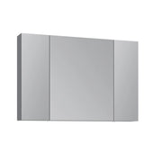 Mobile da bagno con specchio "Nuvola 100 v2" - 97 x 16 x 66 cm - Grigio