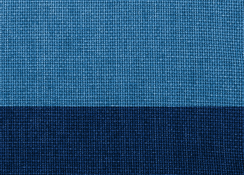 Copritavolo Salotto/Cucina Cinigliato Bordo Applicato Modello Intreccio - 140x240 - Blu