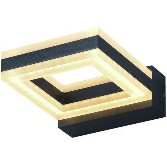 Vigor 3482030 Granada Applique LED per Esterni 12W 730 Lm colore Grigio Scuro
