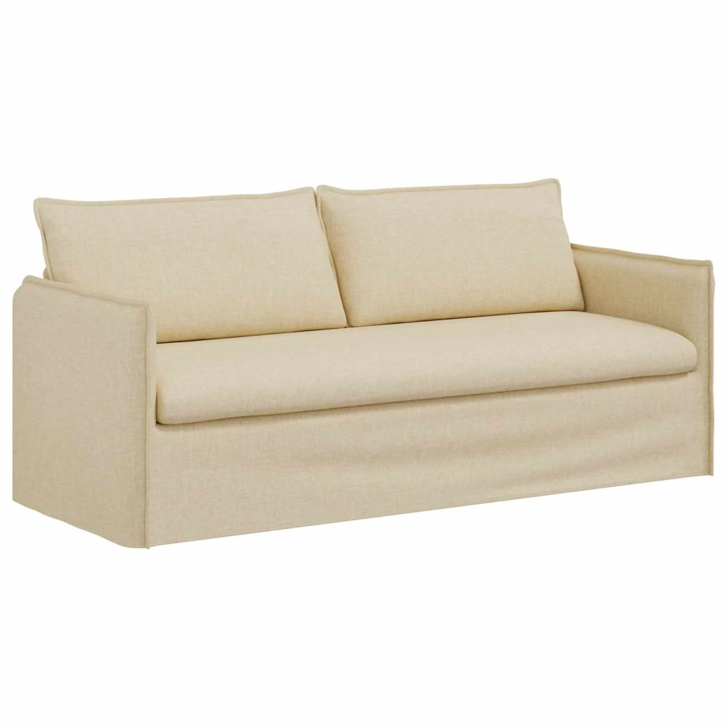 Set di divani 2 pcs Crema 196 x 82 x 85 cm Tessuto 3407616