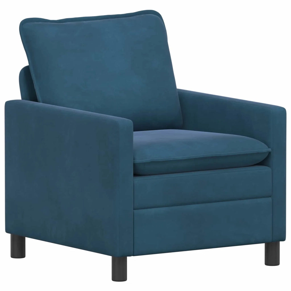 Set di divani 2 pcs Blu Velluto 3417117