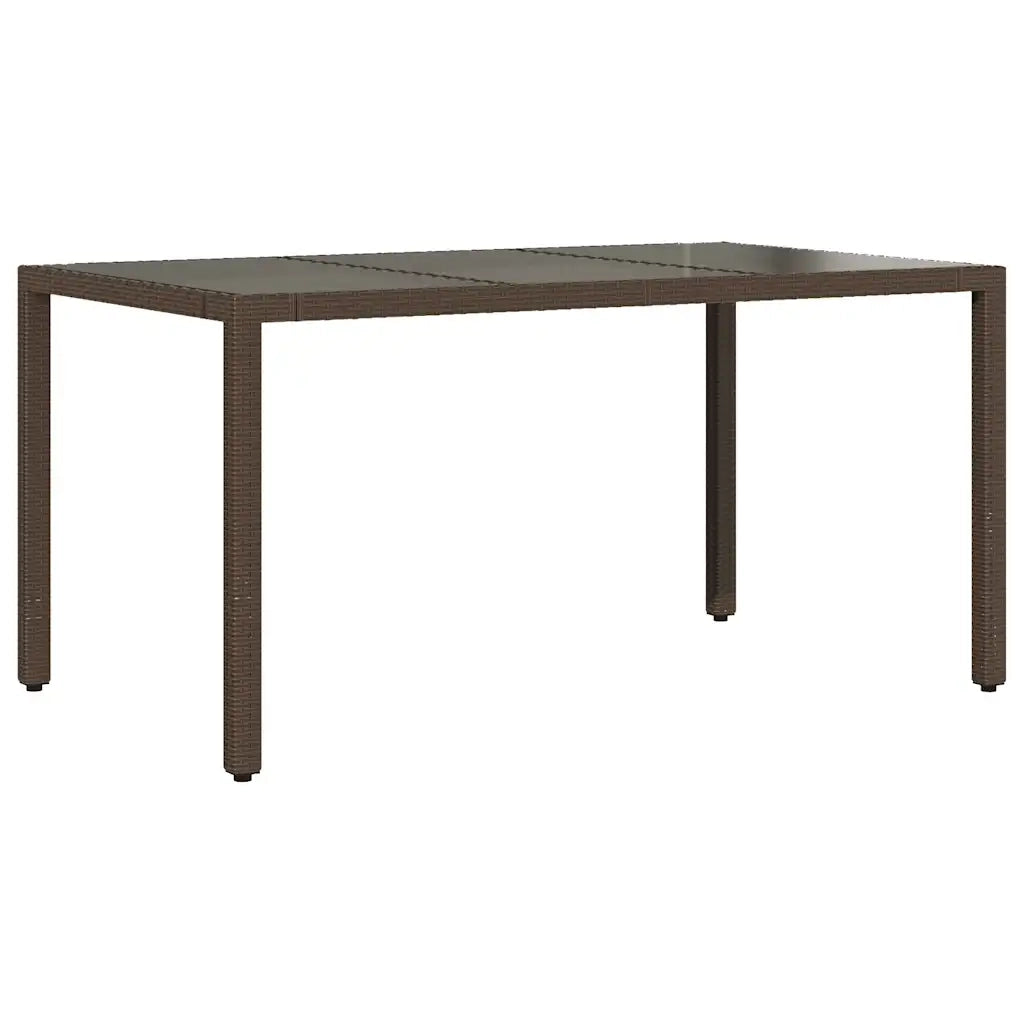 Set Bistrò da Giardino 7 pz con Cuscini in Polyrattan Marrone 3277190