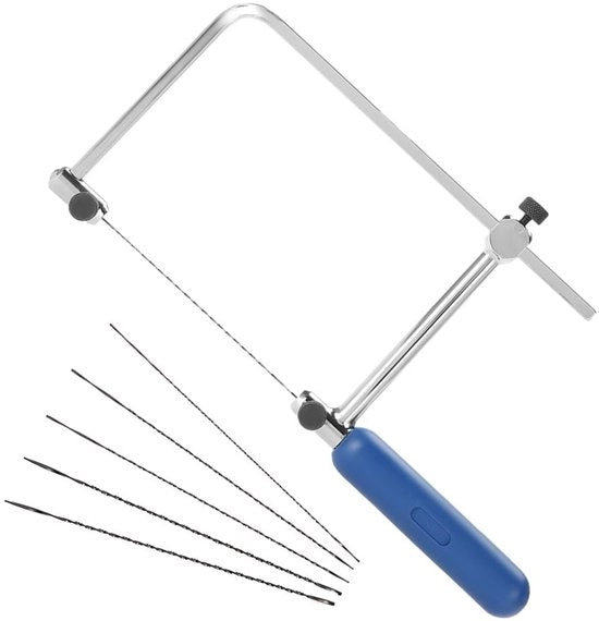 Decoupeerzaag con telaio regolabile - Segatrice a figure - Lame da segare - Lavorazione del legno - Lavorazione del metallo - Artigianato