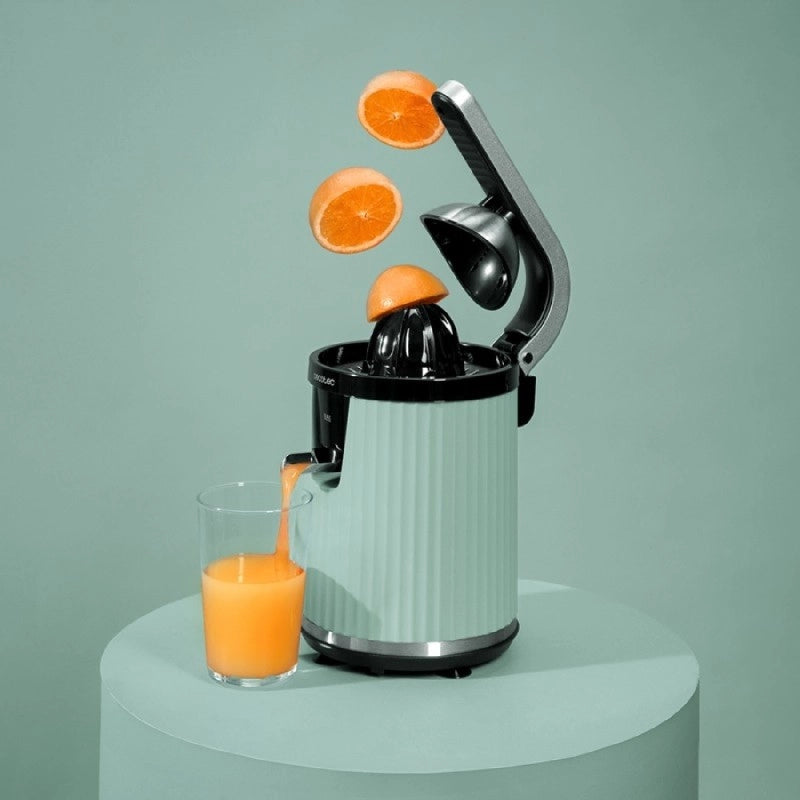 CECOTEC 03898 - Spremiagrumi manuale Xqueeze RetroJuice 600 Green