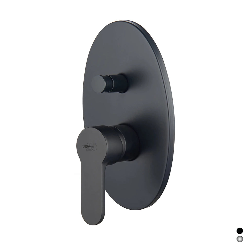 Miscelatore monocomando incasso doccia DH Nero opaco